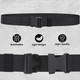 Nylon Webbing Military-Style Belt 1.5” Canvas Belt with Quick-Release Plastic Buckle Tactical Belt